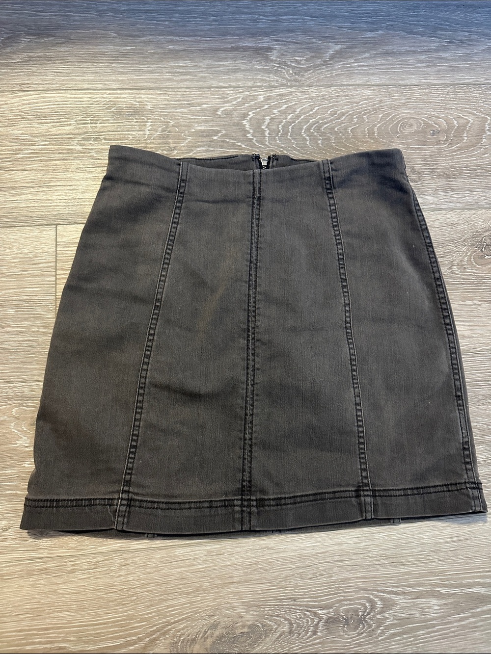 WORN ONCE Free People Modern Femme Gray Mini Skirt